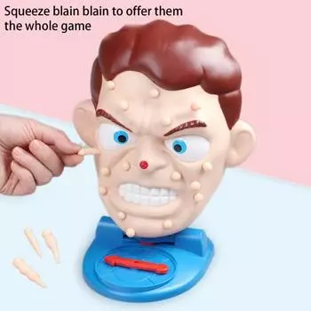 1 набор игрушек для снятия беспокойства с забавным спреем для лица, отжимающим угри, стрессовые игрушки-антистресс
