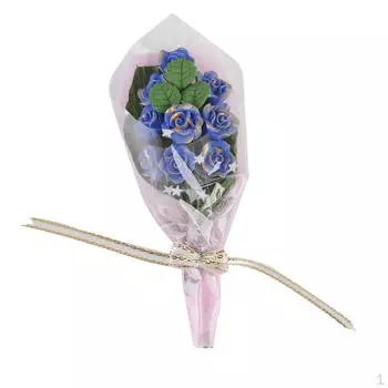 1:Набор из 12 кукольных домиков из 9 миниатюрных роз, аксессуар для цветочного сада