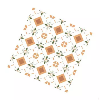 1:Набор из 12 напольных плиток для кукольного домика для элегантного декора комнаты Style A