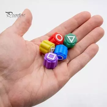 1 набор корейских традиционных игр для ловли камней, тренировка координации рук и глаз, для детей, взрослых, семейных вечеринок, геометрические игрушки для ловли камешков Square