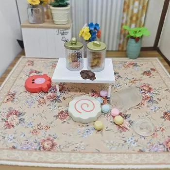 1 набор кукольных игрушек и еды в банке силиконовая форма УФ эпоксидная смола поворотная форма кукольные аксессуары игрушка сцена украшение