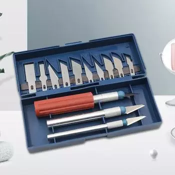 1 набор кусачек для моделирования ногтей, высокопрочные острые лезвия, устойчивые к ржавчине и коррозии, нож для гравировки ногтей со сменными лезвиями, набор принадлежностей для ногтей Sets