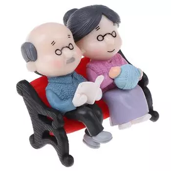 1 набор миниатюр кукольных домиков сад микро ландшафт бабушки и дедушки фигурки декор