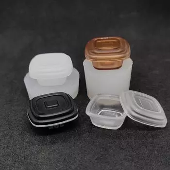 1 набор миниатюрных кукольных домиков, еда и игрушки на вынос, упаковочная коробка, силиконовая форма, УФ-эпоксидная опрокидывающаяся форма, аксессуары для кукол, игрушка