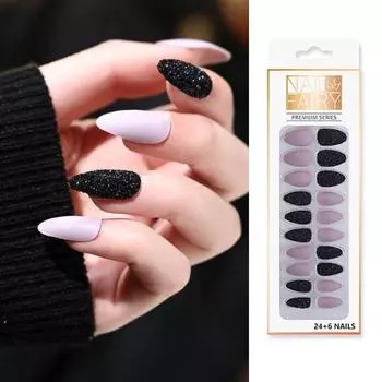 1 набор наклеек для ногтей с клеем, украшение, многофункциональные нежные блестки, блестящие накладные ногти для женщин O One Size