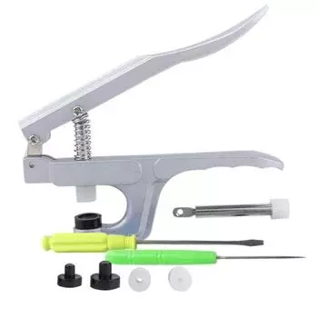 1 набор плоскогубцев с зажимом, пластиковая ручка, кнопка-защелка, зажим, пресс-инструмент в наличии 6pcs/set