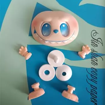 1 Набор Сделай сам Ручная работа Переключение Эмоций Labubu 3-й Большой в Энергию Виниловое Лицо Рука Нога Куклы Лицевые Аксессуары