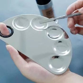 1 набор широко применяемых лаков для ногтей с зеркальным покрытием, полезный тонер из нержавеющей стали