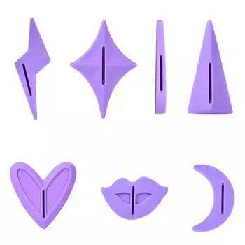 1 набор трафаретов для бритья в бикини, женский триммер для волос на лобке, бритва розовый