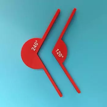 1 набор учебных инструментов, математические принадлежности, инструменты для измерения углов, инструменты для демонстрации геометрических углов, математические учебные пособия, инструменты для обучения