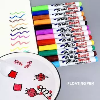 1 набор водных ручек для рисования стираемые большие емкости портативные волшебные плавающие ручки на водной основе для детей B