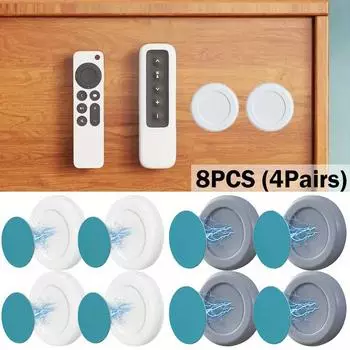 1 настенный мощный магнитный крючок-держатель, белые магнитные крючки для наклеек на холодильник, пульты дистанционного управления, домашние крючки 1pc/set