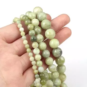 1 нить энергетические натуральные каменные круглые бусины, рейки целебные китайские нефритовые драгоценные камни бусины для самостоятельного изготовления ювелирных изделий ожерелья браслеты ножные аксессуары 38 см 1String/0.4cm