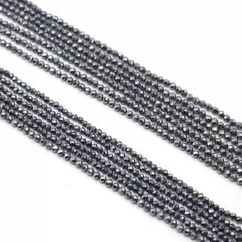 1 нить Граненые бусины из натурального камня 3 мм 4 мм Маленькие терагерцовые бусины-разделители для изготовления ювелирных изделий DIY Аксессуары для браслетов и ожерелья 38 см 1Strand/3mm-Terahertz