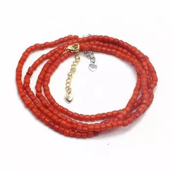 1 нить Синтетические коралловые бусины 3 мм с закругленными углами Квадратные свободные бусины-разделители для изготовления ювелирных изделий DIY Ожерелье Аксессуары для браслетов 38 см 3mm