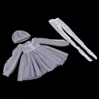 1/Одежда для девочек-кукол для шарнирной куклы 60 см, ночная Лолита, ужин-прозрачное платье-свитер