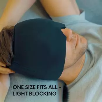 1 охлаждающая гелевая бандана, шапочка от головной боли, маска со льдом, холодный компресс, средство от мигрени, оборудование для снятия напряжения и стресса 180——single Layer чёрный