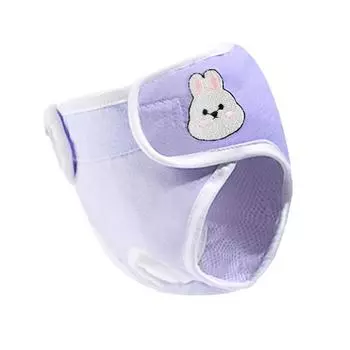 1-Pack Dog Diaper for Teddy - Absorbent Period Pads for Female Dogs, Anti-Disturbance Paper Diaper, Leak-Proof & Moisture-Wicking Size M (waist 9.45-12.6inch)