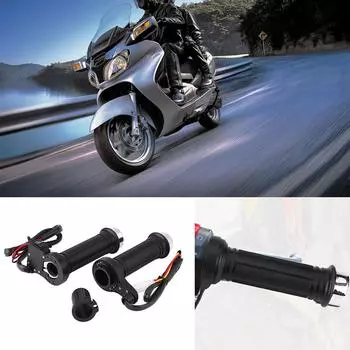 1 Pair 22mm(7/8 ) Motorcycle Electric Hot Heated Warm Hand Grips Handlebar Motorcycle Hand Grips Motorcycle Handlebar чёрный