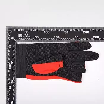 1 Pair 3 Fingerless Fishing Gloves Breathable Quick Drying Anti-Slip Fishing Gloves Outdoor Sports Cycling Camping Running серый