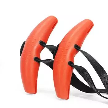 1 Pair Adjustable Fitness Tranining Grip Handles Deadlift Horn Shape Handles Grips Men/Women