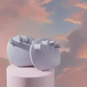 1 Pair Arch Foot Trainer Fitness Leg Toes Plantar Function Exerciser Thumb Valgus Corrector Toe Splints Buttocks Arch Trainer синий