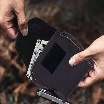 1 Pair Bicycle Pedal Cover Protective Case Anti-Slip Sticker Pedal Case Self Adhesive Mountain D9H7 black-One-size