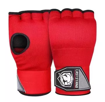 1 Pair Boxing Hand Wraps Inner Half Finger Gel Boxing Gloves With Long Wrist Strap for unisex Karate Equipment Protective Gloves One Size