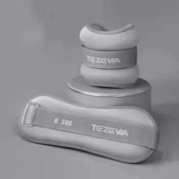 1 Pair Breathable Wrist Weight Bracelet Sweat-proof Weight-bearing Fitness Equipment Fitness 0.3kg sandbag