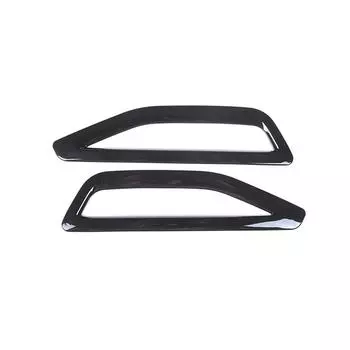 1 Pair Car Black Side Fender Air Vent Trim Cover Set For BMW X5 G05 2019-2022