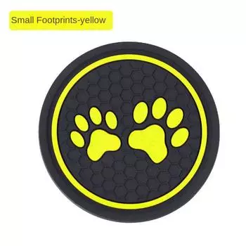 1 Pair Car Coasters Cup Mat Universal Holder Anti Slip Bottle Pad Insert Pads Interior Most Water Cups Car Accessories красный