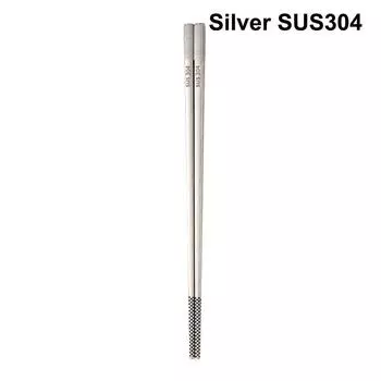 1 Pair Chinese Chopsticks 304/316Stainless Steel Non-Slip Sushi Chopstick Korean Japanese Food Metal Sticks Kitchen Tableware