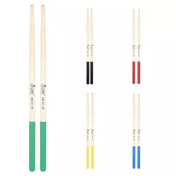 1 пара барабанных палочек, портативные деревянные барабанные палочки, аксессуары для ударных инструментов красный