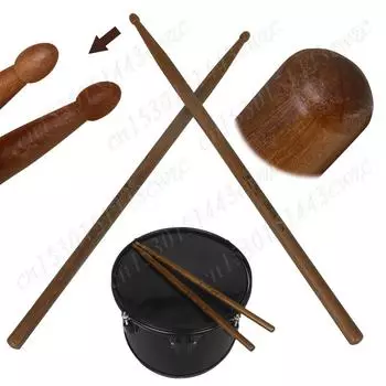 1 пара барабанных палочек 5A 7A Redwood Professional Drum Sticks Wood Tip Drumsticks Jazz Drum Sticks для взрослых и детей, начинающих