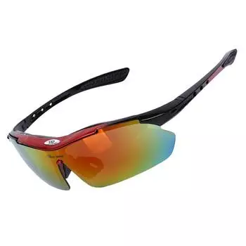 1 Pair Fashion Cycling Glasses Anti-uv 400 Mountain Bike Outdoor Sports Sunglasses For Women Men