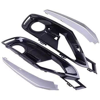 1 Pair Front Fog Light Lamp Grille Cover Trim for Bmw F30 320i 328i 335i 2012-2015