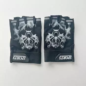 1 Pair Half Finger Gym Training Gloves Men Mountaineering Fitness Protection Outdoor Sports Cycling Riding Gloves Fingerless