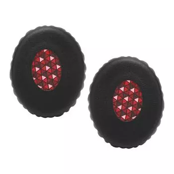 1 Pair Headphone Ear Pad Cushions Replacement Fit for OE2OE2ISoundTrue Headset(Black Red ) красный черный