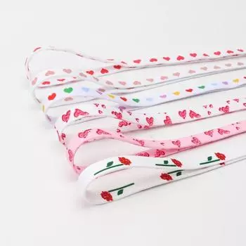 1 пара шнурков для кроссовок с изображением сердца, любви, розы, AF1/AJ, плоские женские высокие холщовые шнурки для обуви, декоративная пряжка для обуви своими руками 120cm