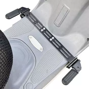 1 Pair Helpful Stable Seats Treadle Anti-Rust Universal Bike Rear Pedals Plastic Convenient Bicycle Rear Seat Pedal Folding Bike 7cm nylon