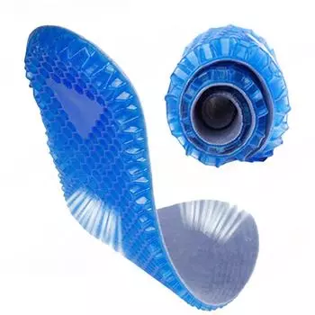 1 пара стелек для кроссовок, силиконовые гелевые массажные спортивные стельки, мягкие удобные вставные стельки для обуви 35-40