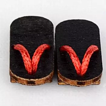 1 Pair Japanese Style 1/12 Bjd Doll Shoes Wooden Clogs 1/12 Bjd Doll Accessories Kids Gifts Style 3