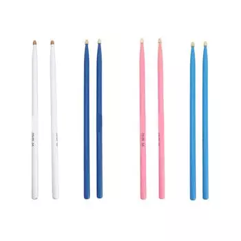 1 Pair Jazz Drum Sticks Maple Wood Practice Drumstick Replacement Instrument Accessories for Adults Blue