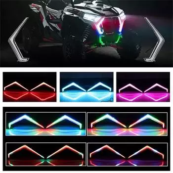 1 Pair LED Running Lights with Turn Signals for Front Driver for polaris rzr XP 100019-21