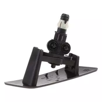 1 пара форсунок для мытья фар автомобиля, левая и правая, для Citroen C4, часть для мытья фар автомобиля чёрный