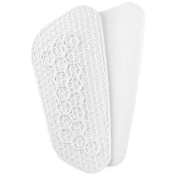 1 Pair Lightweight Silicone Football Shin Pad Football Protectors Pad for Kids Youth Adults белый