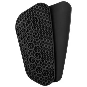 1 Pair Lightweight Silicone Football Shin Pad Football Protectors Pad for Kids Youth Adults чёрный