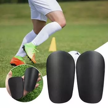 1 Pair Mini Soccer Shin Pads Wear-resistant Shock Absorbing Leg Protector Football Shin Guard Kids Soccer Training Shank Board
