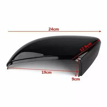 1 Pair Mirror Covers For Vw Golf Mk6 2009-2013 Door Wing Mirror Cover Cap Driver+Passenger Side Mirror Covers Replacement Parts