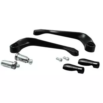1 Pair Motorcycle Hand Guards Aluminum Alloy Handle Bar Guards Modification Accessories Motorcycle Hand Shield Protector серебряный